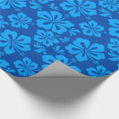 Hawaiisches Blumenverpackungspapier Geschenkpapier (Ecke)