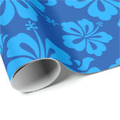 Hawaiisches Blumenverpackungspapier Geschenkpapier (Rolleneckpunkt)