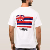 Hawaiisches Flaggen-Shirt T-Shirt (Rückseite)