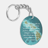 Hawaiisches Gebet Schlüsselanhänger (Vorderseite links)