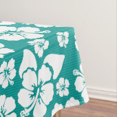 Hawaiisches Hibiskus-Blumen-Muster Tischdecke (Beispiel)