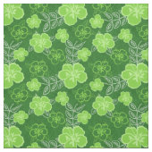 Hawaiisches Hibiskus-Muster-Grün Stoff (Muster)