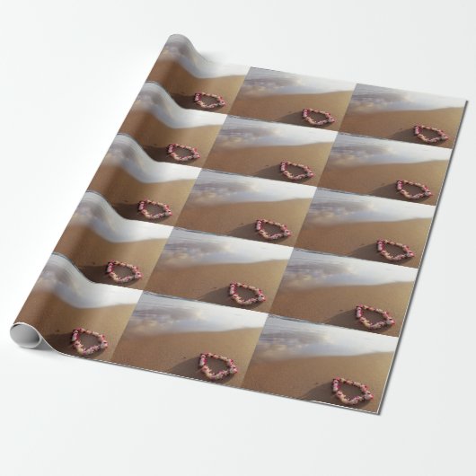 Hawaiisches Leu-Strand-Packpapier Geschenkpapier (Ungerollt)