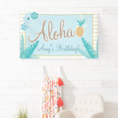 Hawaiisches Luau Party Banner (Insitu)