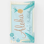 Hawaiisches Luau Party Banner (Vertikal)