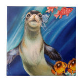 Hawaiisches Mönch-Siegel Fliese (Vorderseite)