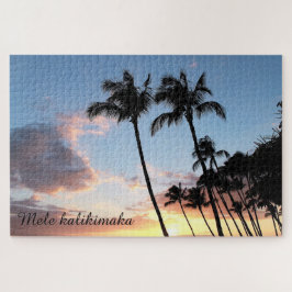 Hawaiisches Palme-Weihnachtspuzzlespiel Puzzle
