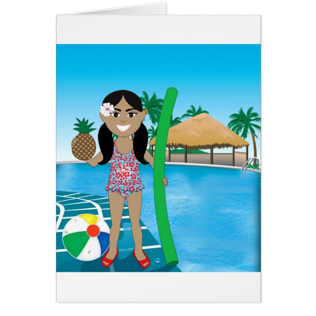 Hawaiisches Pool-Mädchen (Vorne)