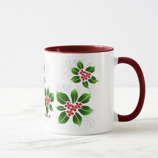 Hawaiisches Stechpalme Mele Kalikimaka Tasse (Rechts)