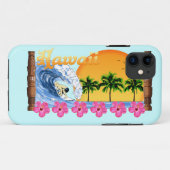Hawaiisches Surfen Case-Mate iPhone Hülle (Rückseite (Horizontal))