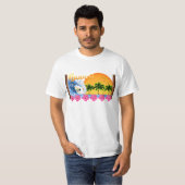 Hawaiisches Surfen T-Shirt (Vorne ganz)