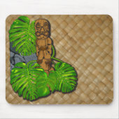 Hawaiisches Tiki Lauhala Mousepad (Vorne)