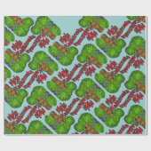 Hawaiisches Tiki Mele Kalikimaka Packpapier (Flach)