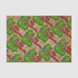 Hawaiisches Tiki Mele Kalikimaka Weihnachten Seidenpapier