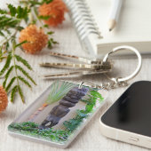 Hawaiisches Tiki Schlüsselanhänger (Vorderseite rechts)