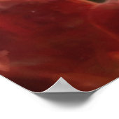 Hawaiisches tropisches Orchideen-Plakat Poster (Ecke)