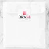 HAWCS Club Square Sticker (Tasche)