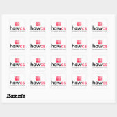 HAWCS Club Square Sticker (Blatt)