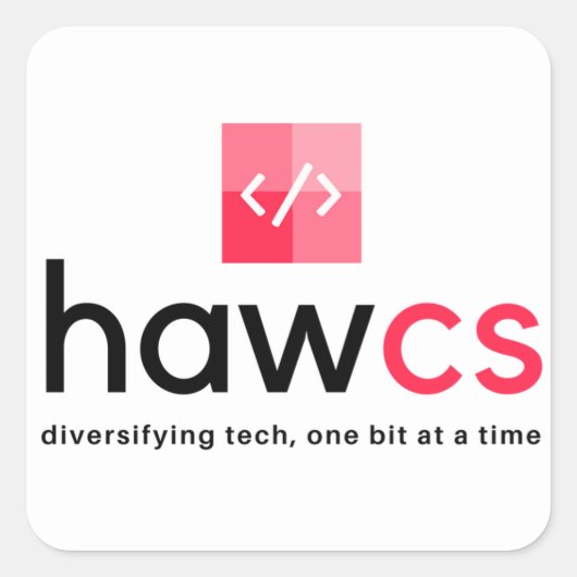 HAWCS Club Square Sticker (Vorderseite)