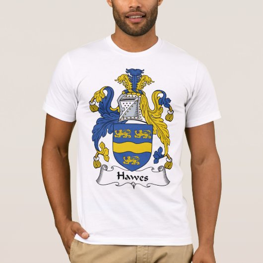 Hawes Familienwappen T-Shirt (Vorderseite)
