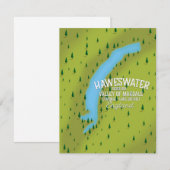 Haweswater Reservoir travel map poster. (Vorne/Hinten)
