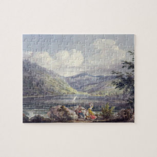 Haweswater, Westmoreland, c.1795 (w/c über graphi Puzzle