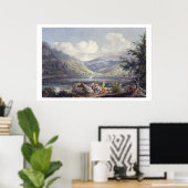 Haweswater, Westmoreland, c.1795 (w/c über Graphit Poster (Heimbüro)