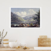 Haweswater, Westmoreland, c.1795 (w/c über Graphit Poster (Küche)