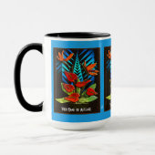 Hawiian Anthuriums (personalisierte Umarmung) Tasse (Links)