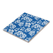 Hawiian Blue Blume Pattern Fliese (Seite)