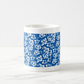 Hawiian Blue Blume Pattern Kaffeetasse