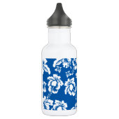 Hawiian Blue Blume Pattern Trinkflasche (Links)