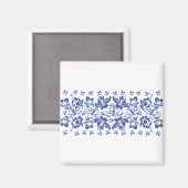 Hawiian-floral-Band-2 Magnet (Vorderseite/Rückseite)