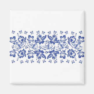 Hawiian-floral-Band-2 Magnet