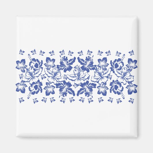 Hawiian-floral-Band-2 Magnet (Vorne)