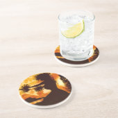 Hawiian Hula Dancer Getränkeuntersetzer (Seite)