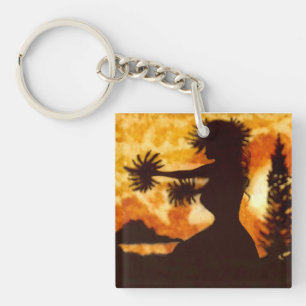 Hawiian Hula Dancer Schlüsselanhänger