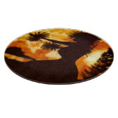 Hawiian Hula Dancer Schneidebrett (Ecke)