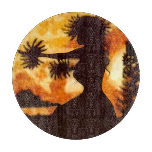 Hawiian Hula Dancer Schneidebrett (Vorderseite)