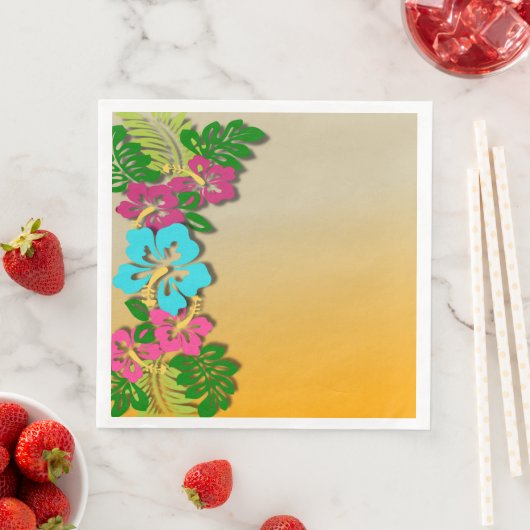 Hawiian Luau Paper Napkins Serviette (Beispiel)