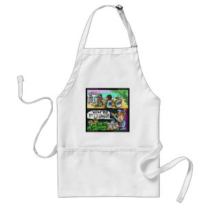 Hawiian Trump Detectives Funny Gifts & Cards Schürze