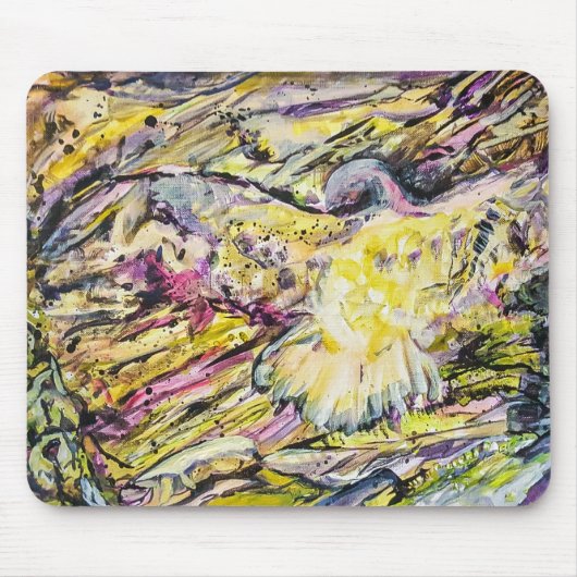 Hawk Abstrakt Art Design Mousepad (Vorne)