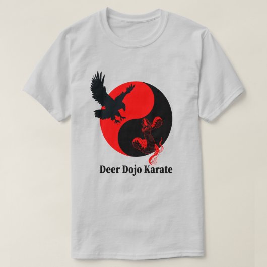 Hawk and Snake - Deer Dojo T-Shirt (Design vorne)