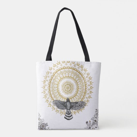 Hawk Dream Tote Tasche (Rückseite)