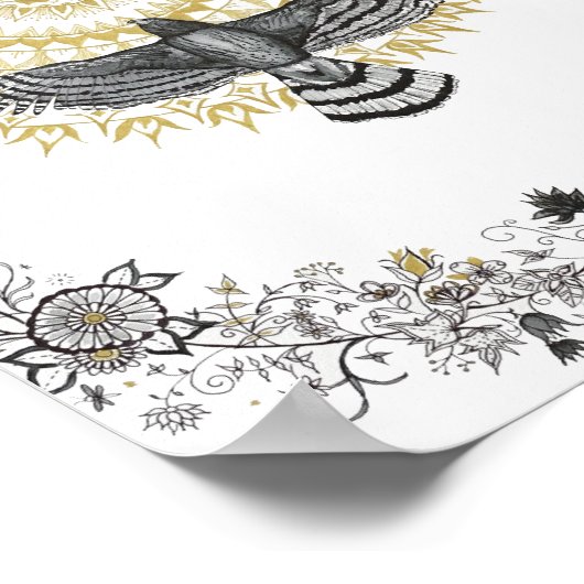 Hawk Dreams 8x10 Print Poster (Ecke)