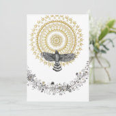 Hawk Dreams Large Flat Note Card (Stehend Vorderseite)