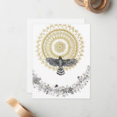 Hawk Dreams Mitteilungskarte (Vorderseite/Rückseite Beispiel)