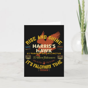 Hawk Falconry Design Harris Hawk Falconry Supplies Karte