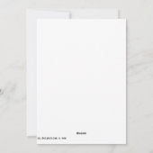 Hawk Foto Print Feiertagskarte (Rückseite)