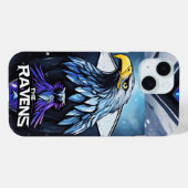 Hawk & Halo Case-Mate iPhone Hülle (Rückseite (Horizontal))